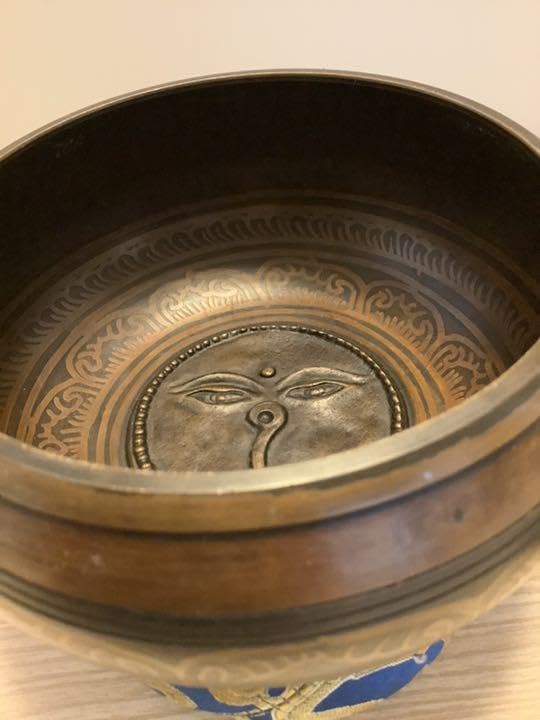 密教法具大瞑想鈴（スティック・敷布付き）①